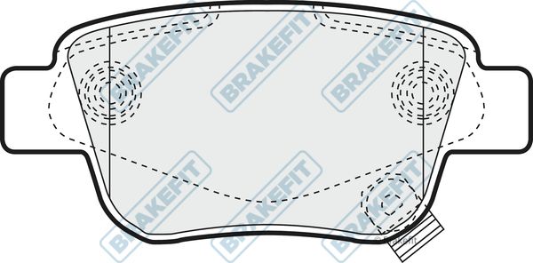 APEC BRAKING Комплект тормозных колодок, дисковый тормоз PD3080